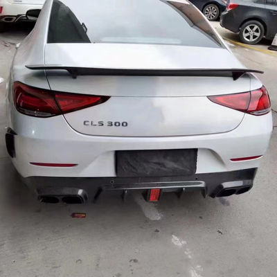 2018-2022 के लिए बिक्री मर्सिडीज CLS300 CLS350 W257 कार्बन फाइबर बॉडी किट CLS कार्बन फाइबर फ्रंट स्कूप स्पोइलर रियर डिफ्यूज़र