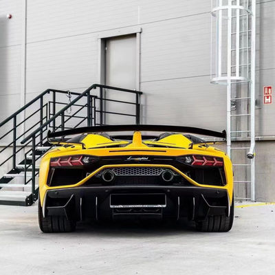 Lamborghini Aventador LP700 LP720 कार्बन फाइबर बॉडी किट के लिए Aventador अपग्रेडेड SVJ स्टाइल फ्रंट और रियर बम्पर स्पोइलर बॉडी किट