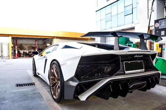 Lamborghini Aventador LP700 कार्बन फाइबर बॉडी किट के लिए Aventador उन्नत 740SV फ्रंट और रियर बंपर स्पोइलर