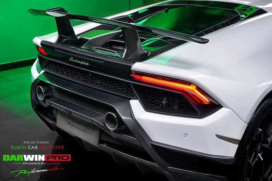 लैम्बोर्गिनी LP580 LP610 कार्बन फाइबर बॉडी किट LP580 LP610 उन्नत LP640 शैली फ्रंट और रियर बम्पर स्पोइलर हुड के लिए
