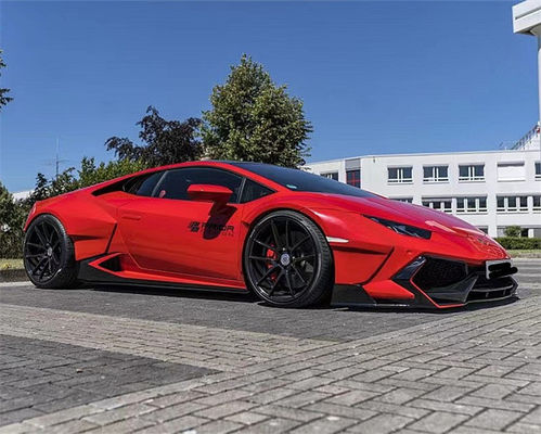 Lamborghini LP580 LP610 कार्बन फाइबर वाइडबॉडी किट LP580 LP610 उन्नत पीडी शैली फ्रंट और रियर बम्पर स्पोइलर वाइडबॉडी के लिए