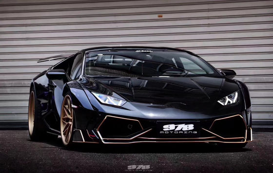 Lamborghini LP580 LP610 कार्बन फाइबर वाइडबॉडी किट LP580 LP610 उन्नत पीडी शैली फ्रंट और रियर बम्पर स्पोइलर वाइडबॉडी के लिए