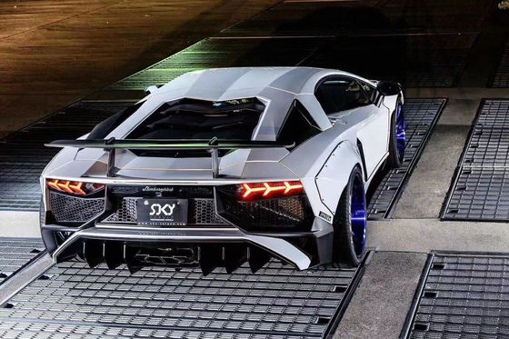 Lamborghini Aventador LP700 कार्बन फाइबर बॉडी किट LP700 अपग्रेड LB शैली साइड स्कर्ट स्पोइलर व्हील आर्क के लिए