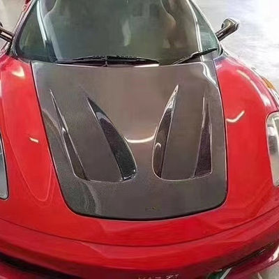 फ़ेरारी F430 के लिए उच्च गुणवत्ता वाले कार्बन फाइबर कार्बन फाइबर इंजन हुड हैच हुड F430 इंजन कवर