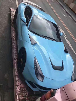 फ़ेरारी F12 के लिए उच्च गुणवत्ता कार्बन फाइबर कार्बन फाइबर कवर सजावट F12 कार्बन फाइबर इंजन डिब्बे Tuyere छोटा टुकड़ा