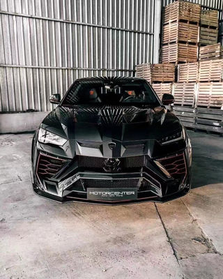 Lamborghini Urus कार्बन फाइबर बॉडी किट के लिए Urus Upgrades MSY शैली कार्बन फाइबर फ्रंट और रियर बम्पर स्पोइलर हुड