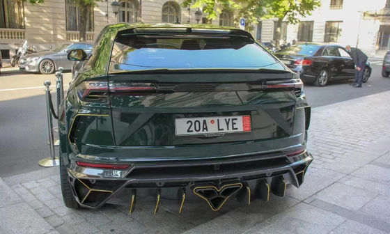 Lamborghini Urus कार्बन फाइबर बॉडी किट के लिए Urus Upgrades MSY शैली कार्बन फाइबर फ्रंट और रियर बम्पर स्पोइलर हुड