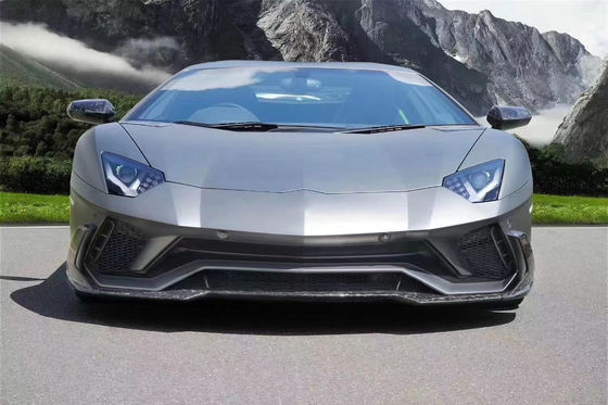 लैम्बोर्गिनी LP740S LP740S अपग्रेड के लिए कार्बन फाइबर बॉडी किट अपग्रेड एमएसवाई स्टाइल फ्रंट फावड़ा डिफ्यूज़र स्पोइलर बॉडी किट