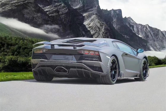 लैम्बोर्गिनी LP740S LP740S अपग्रेड के लिए कार्बन फाइबर बॉडी किट अपग्रेड एमएसवाई स्टाइल फ्रंट फावड़ा डिफ्यूज़र स्पोइलर बॉडी किट