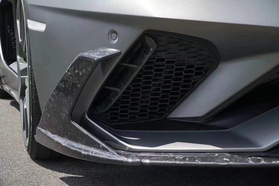 लैम्बोर्गिनी LP740S LP740S अपग्रेड के लिए कार्बन फाइबर बॉडी किट अपग्रेड एमएसवाई स्टाइल फ्रंट फावड़ा डिफ्यूज़र स्पोइलर बॉडी किट
