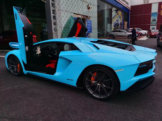 Lamborghini Aventador LP700 कार्बन फाइबर बॉडी किट LP740 स्टाइल फ्रंट और रियर बंपर स्पोइलर के लिए