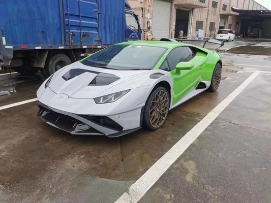 लेम्बोर्गिनी हुराकान LP580 LP610 के लिए STP कार्बन फाइबर बॉडी किट कार्बन फाइबर फ्रंट और रियर बंपर स्पोइलर हुड