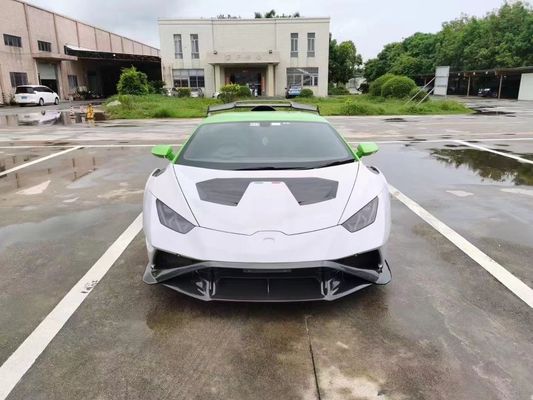 लेम्बोर्गिनी हुराकान LP580 LP610 के लिए STP कार्बन फाइबर बॉडी किट कार्बन फाइबर फ्रंट और रियर बंपर स्पोइलर हुड