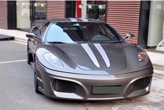 फ़ेरारी F430 बॉडी किट के लिए F430 उन्नत ASI शैली फ्रंट और रियर बम्पर स्पोइलर F430 कार्बन फाइबर बॉडी किट