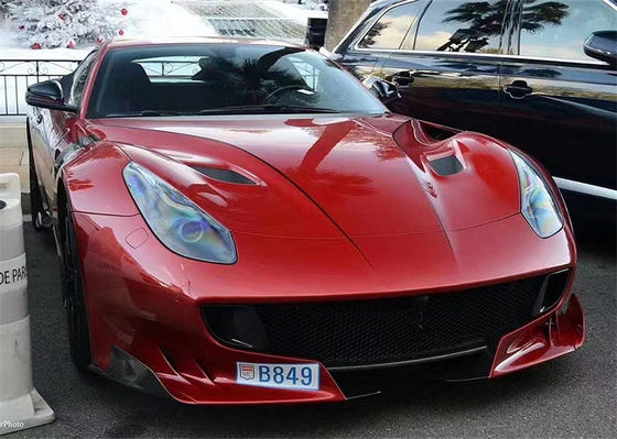 फेरारी F12 कार्बन फाइबर हुड के लिए F12 अपग्रेड TDF स्टाइल कार्बन फाइबर हुड बॉडी किट