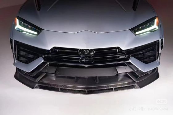URUS कार्बन बॉडी किट Vors Style कार्बन फाइबर फ्रंट लिप डिफ्यूज़र Spoiler Widebody Kit
