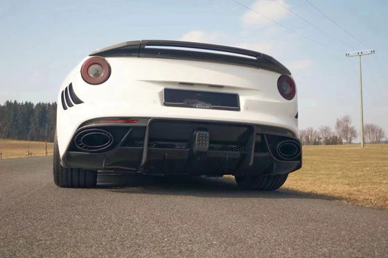 फेरारी F12 के लिए सूखी कार्बन फाइबर बॉडी किट F12 उन्नत MSY शैली फ्रंट और रियर बंपर स्पोइलर हुड
