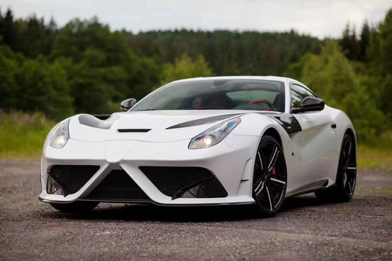 फेरारी F12 के लिए सूखी कार्बन फाइबर बॉडी किट F12 उन्नत MSY शैली फ्रंट और रियर बंपर स्पोइलर हुड
