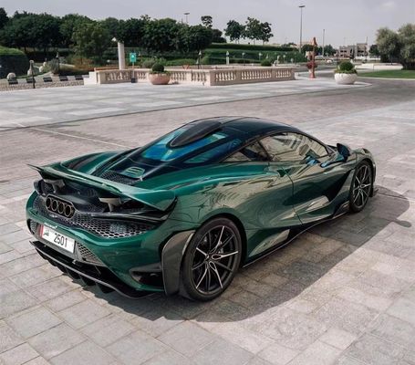 मैकलरेन 720s के लिए बॉडी किट 720S 765LT स्टाइल कार्बन फाइबर फ्रंट और रियर बम्पर स्पोइलर बॉडी किट को अपग्रेड करता है