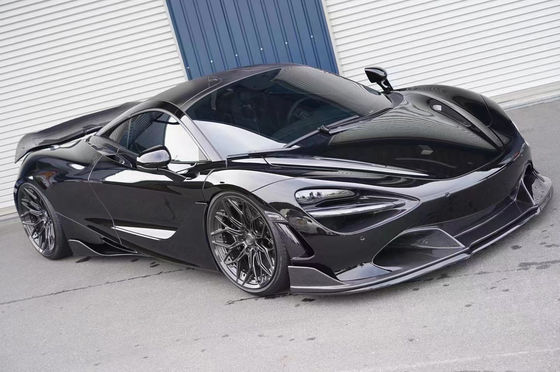 मैकलरेन 720S 720S के लिए उच्च गुणवत्ता वाले कार्बन फाइबर कार्बन फाइबर बॉडी किट कार्बन फाइबर फ्रंट फावड़ा रियर डिफ्यूज़र स्पोइलर फिन