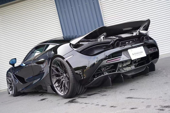 मैकलरेन 720S 720S के लिए उच्च गुणवत्ता वाले कार्बन फाइबर कार्बन फाइबर बॉडी किट कार्बन फाइबर फ्रंट फावड़ा रियर डिफ्यूज़र स्पोइलर फिन