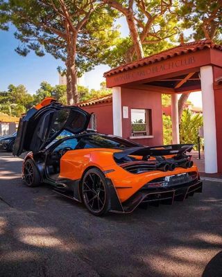 मैकलरेन 720s के लिए सूखी कार्बन फाइबर कार्बन फाइबर बॉडी किट 720s उन्नत एमएसवाई शैली फ्रंट और रियर बम्पर स्पोइलर हुड