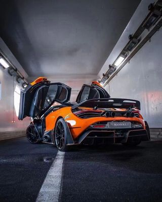 मैकलरेन 720s के लिए सूखी कार्बन फाइबर कार्बन फाइबर बॉडी किट 720s उन्नत एमएसवाई शैली फ्रंट और रियर बम्पर स्पोइलर हुड