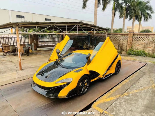 कार फ्रंट बंपर कार्बन पार्ट्स के लिए मैकलरेन Mp4 12C 625c 650S अपग्रेड करने के लिए 675LT शैली बॉडी किट