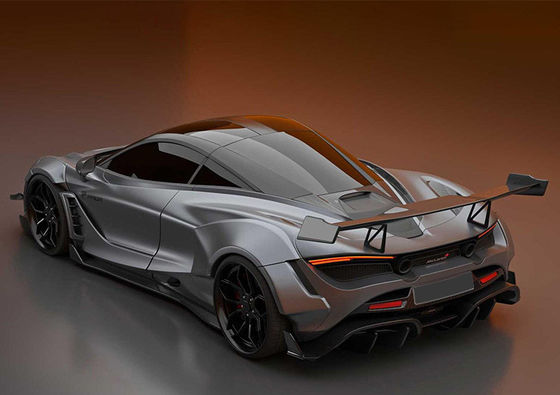 मैकलरेन 720s के लिए सूखी कार्बन फाइबर कार्बन फाइबर स्पोइलर 720s उन्नत पीडी शैली कार्बन फाइबर स्पोइलर विंग