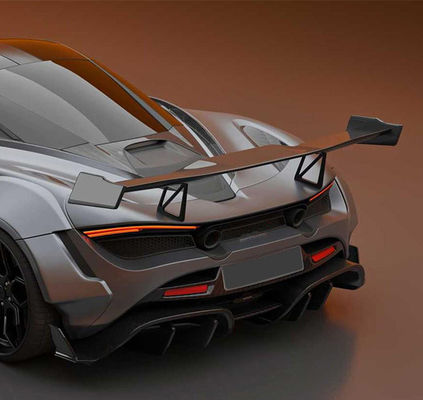 मैकलरेन 720s के लिए सूखी कार्बन फाइबर कार्बन फाइबर स्पोइलर 720s उन्नत पीडी शैली कार्बन फाइबर स्पोइलर विंग