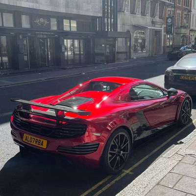 MP4 12C मैकलरेन बॉडी किट एमएसवाई स्टाइल फ्रंट रियर बम्पर स्पोइलर वाइडबॉडी किट रेड ब्लैक