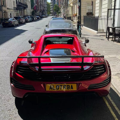 MP4 12C मैकलरेन बॉडी किट एमएसवाई स्टाइल फ्रंट रियर बम्पर स्पोइलर वाइडबॉडी किट रेड ब्लैक
