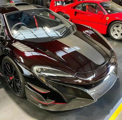 MSO 650s बॉडी किट 688HS 688HS स्टाइल कार्बन फाइबर फ्रंट बंपर बॉडी किट 2017