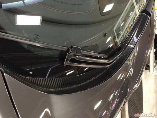 625C 650S Mclaren 12c बॉडी किट हेडलाइट सफाई गार्ड कार्बन फाइबर हुड फिटिंग
