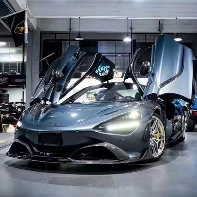 720s मैकलरेन बॉडी किट ब्लैकसेल स्टाइल फ्रंट बंपर स्पोइलर लिप हुड फेंडर