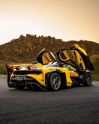 720s मैकलरेन बॉडी किट कार्बन फाइबर वाइडबॉडी ZE स्टाइल फ्रंट एंड रियर बंपर