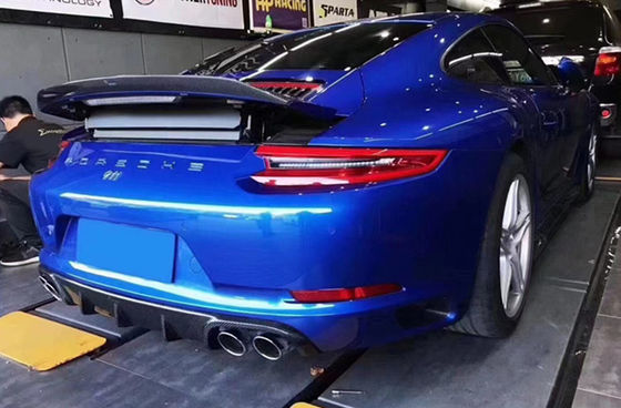 उच्च गुणवत्ता वाले कार्बन फाइबर 911 991.2 कार्बन बॉडी किट 911 991.2 फ्रंट और रियर लिप साइड स्कर्ट 2016-2018