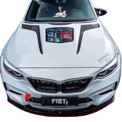 आईएमपी स्टाइल कार्बन फाइबर हुड ForBMW M2 2 सीरीज F22 F87 कार्बन फाइबर इंजन कवर इंजन हैच कवर