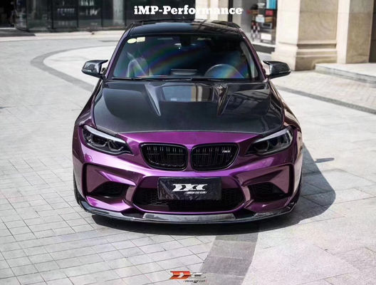 आईएमपी स्टाइल कार्बन फाइबर हुड ForBMW M2 2 सीरीज F22 F87 कार्बन फाइबर इंजन कवर इंजन हैच कवर