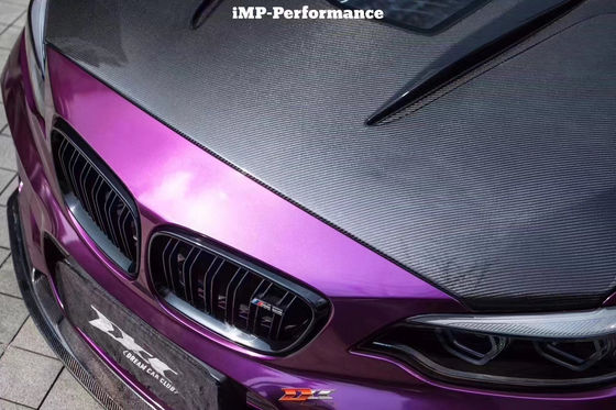 आईएमपी स्टाइल कार्बन फाइबर हुड ForBMW M2 2 सीरीज F22 F87 कार्बन फाइबर इंजन कवर इंजन हैच कवर