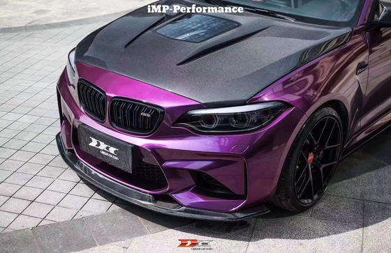 आईएमपी स्टाइल कार्बन फाइबर हुड ForBMW M2 2 सीरीज F22 F87 कार्बन फाइबर इंजन कवर इंजन हैच कवर