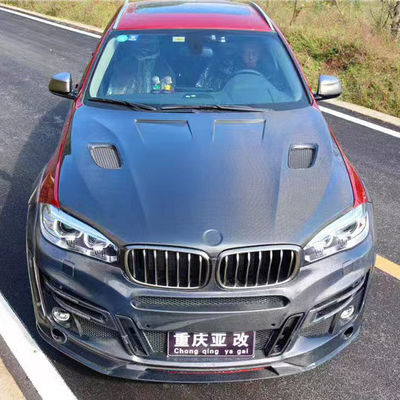 बीएमडब्ल्यू X5 X6 F15 F16 कार्बन फाइबर हुड कार्बन फाइबर हुड X5 X6 कार्बन फाइबर कवर के लिए बिक्री