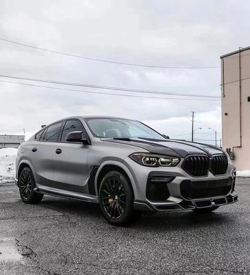 गर्म बिक्री G06 X6 कार्बन फाइबर बॉडी किट Forbmw X6 कार्बन फाइबर फ्रंट फावड़ा रियर डिफ्यूज़र स्पोइलर कवर