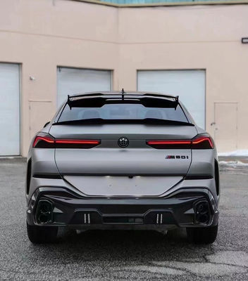 गर्म बिक्री G06 X6 कार्बन फाइबर बॉडी किट Forbmw X6 कार्बन फाइबर फ्रंट फावड़ा रियर डिफ्यूज़र स्पोइलर कवर