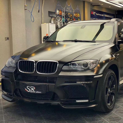गर्म बिक्री X6 E70 E71 वाइड बॉडी किट Forbmw X6 बॉडी किट फ्रंट और रियर बम्पर स्पोइलर साइड स्कर्ट