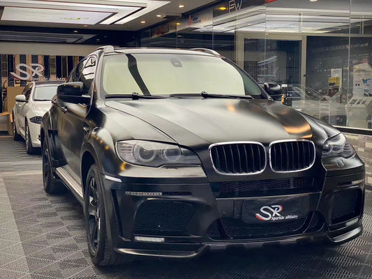 गर्म बिक्री X6 E70 E71 वाइड बॉडी किट Forbmw X6 बॉडी किट फ्रंट और रियर बम्पर स्पोइलर साइड स्कर्ट