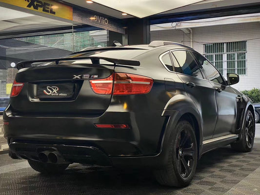 गर्म बिक्री X6 E70 E71 वाइड बॉडी किट Forbmw X6 बॉडी किट फ्रंट और रियर बम्पर स्पोइलर साइड स्कर्ट