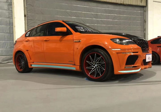 गर्म बिक्री X6 E70 E71 वाइड बॉडी किट Forbmw X6 बॉडी किट फ्रंट और रियर बम्पर स्पोइलर साइड स्कर्ट