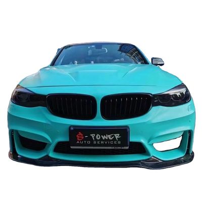 पीपी प्लास्टिक सामग्री F34 3 सीरीज GT 320 330 328i बॉडी किट F34 अपग्रेड M4 स्टाइल फ्रंट और रियर बम्पर