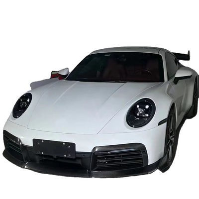 पोर्श 911 992 कार्बन फाइबर बॉडी किट के लिए ऑटो पार्ट्स 911 992 अपग्रेड ब्रा-शैली फ्रंट फावड़ा डिफ्यूज़र स्पोइलर बॉडी किट